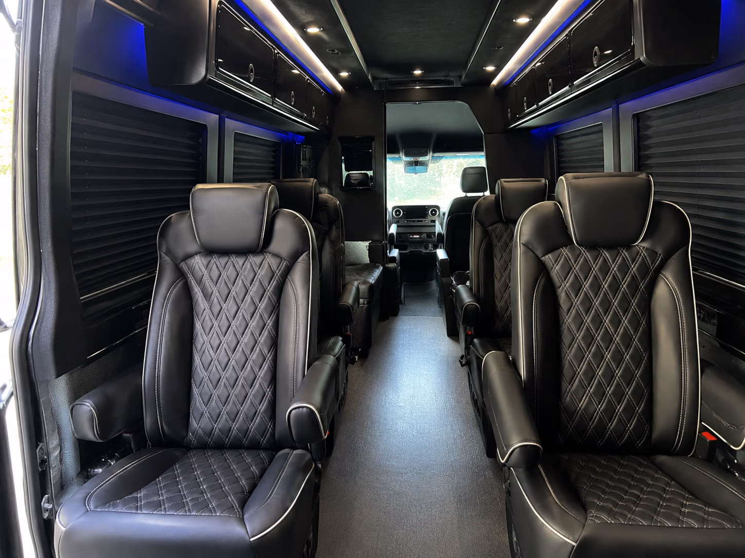 8 passenger sprinter van interior