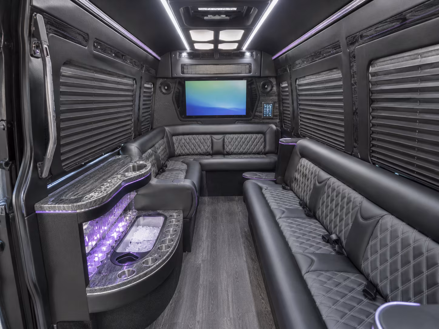 mesquite sprinter limousine inside